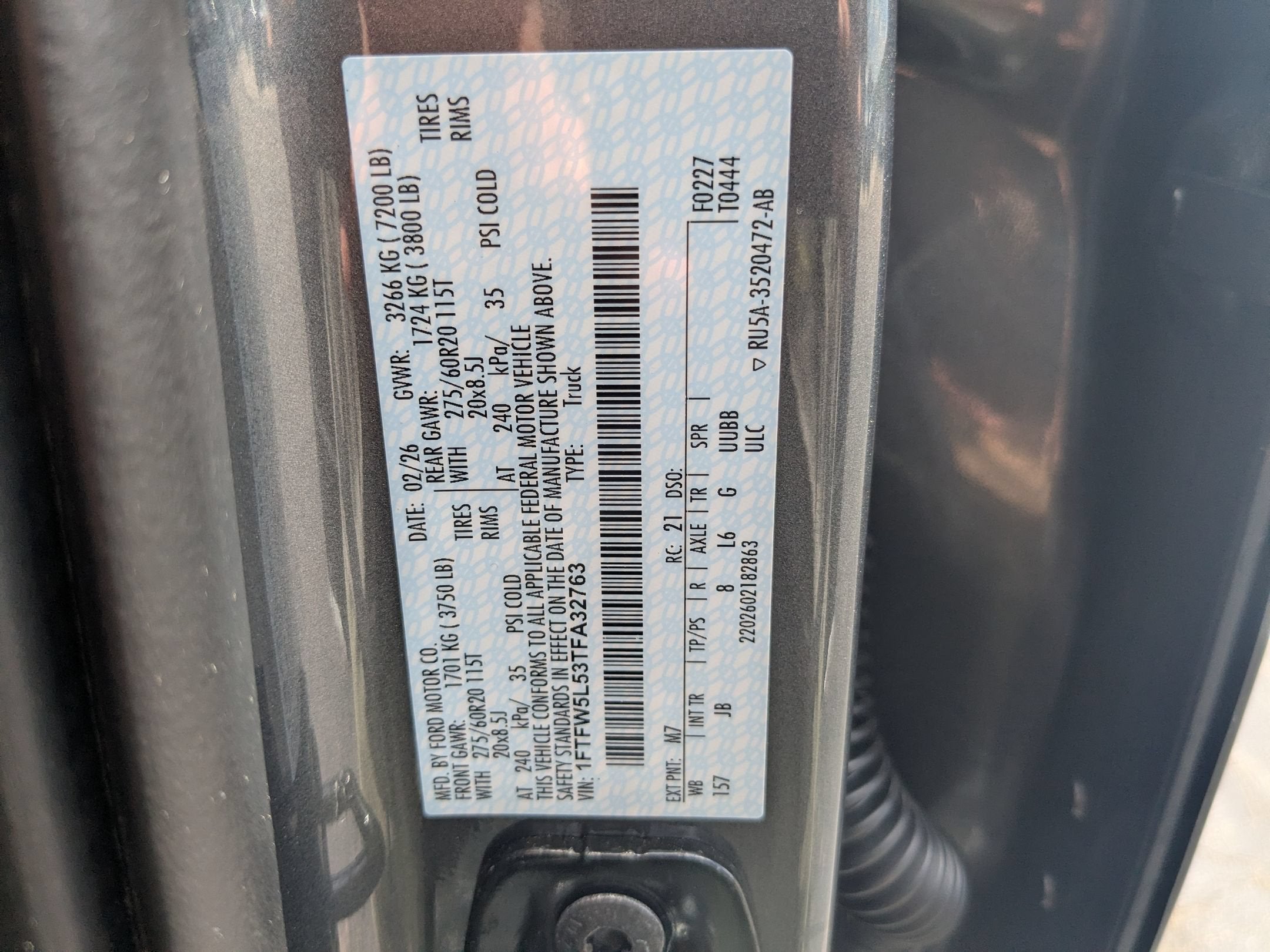 2026 Ford F-150 LARIAT