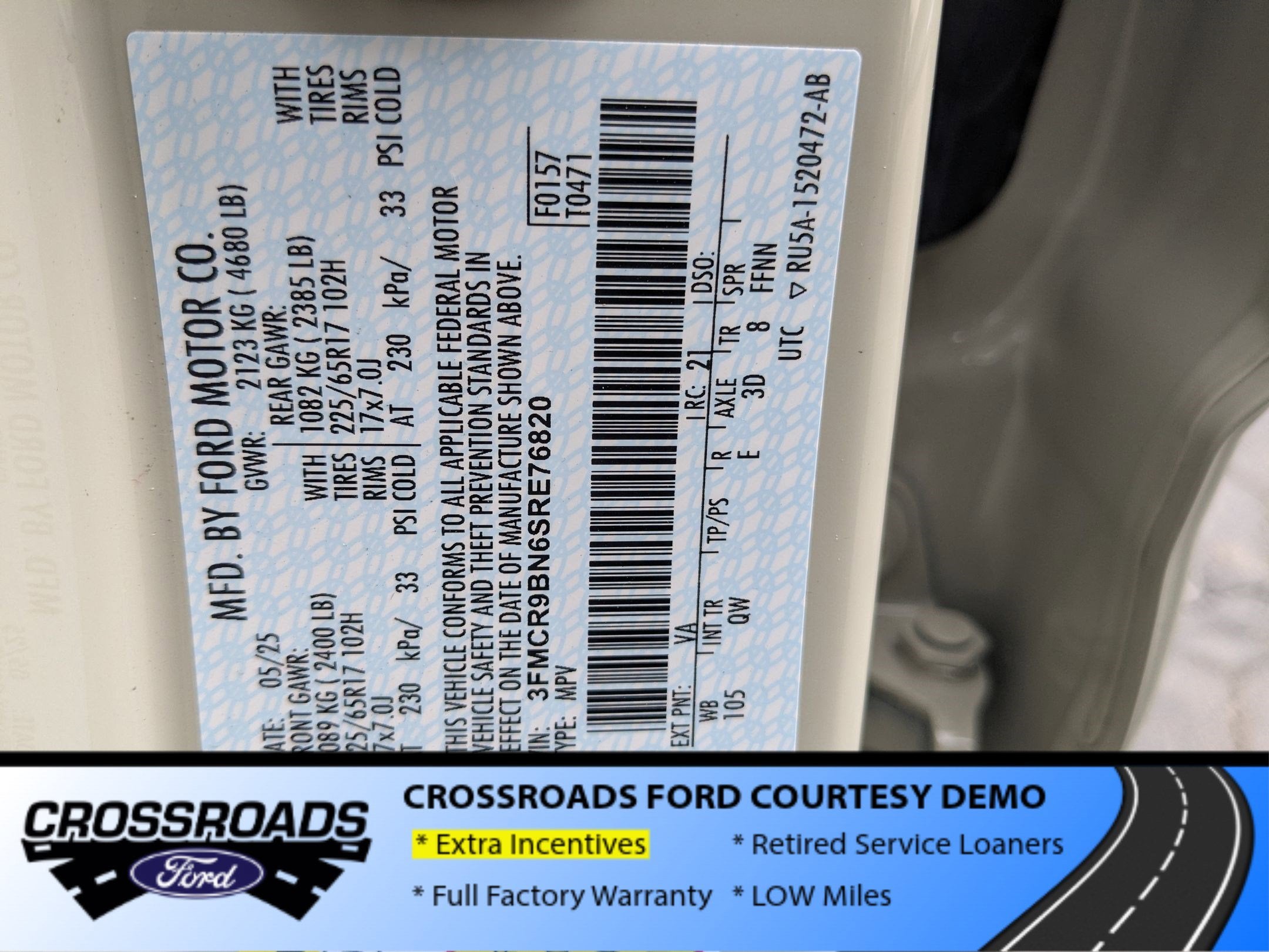 2025 Ford Bronco Sport Big Bend - Crossroads Courtesy Demo