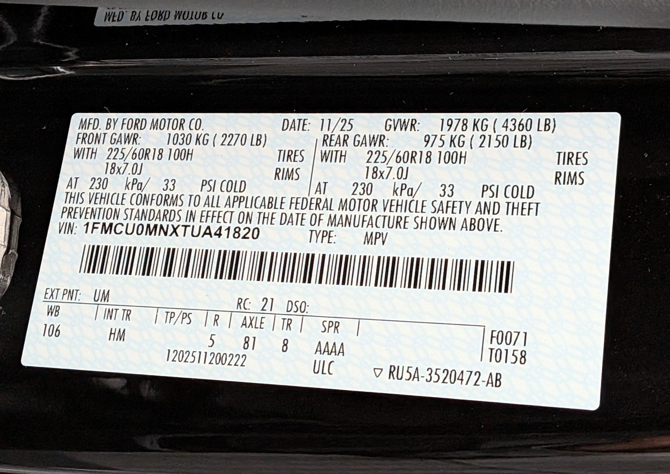 2026 Ford Escape ST-Line