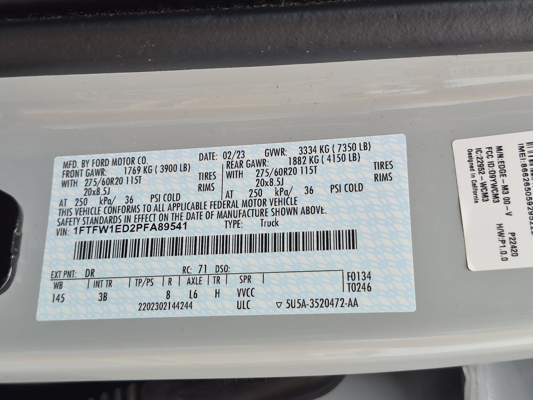 2023 Ford F-150 Platinum