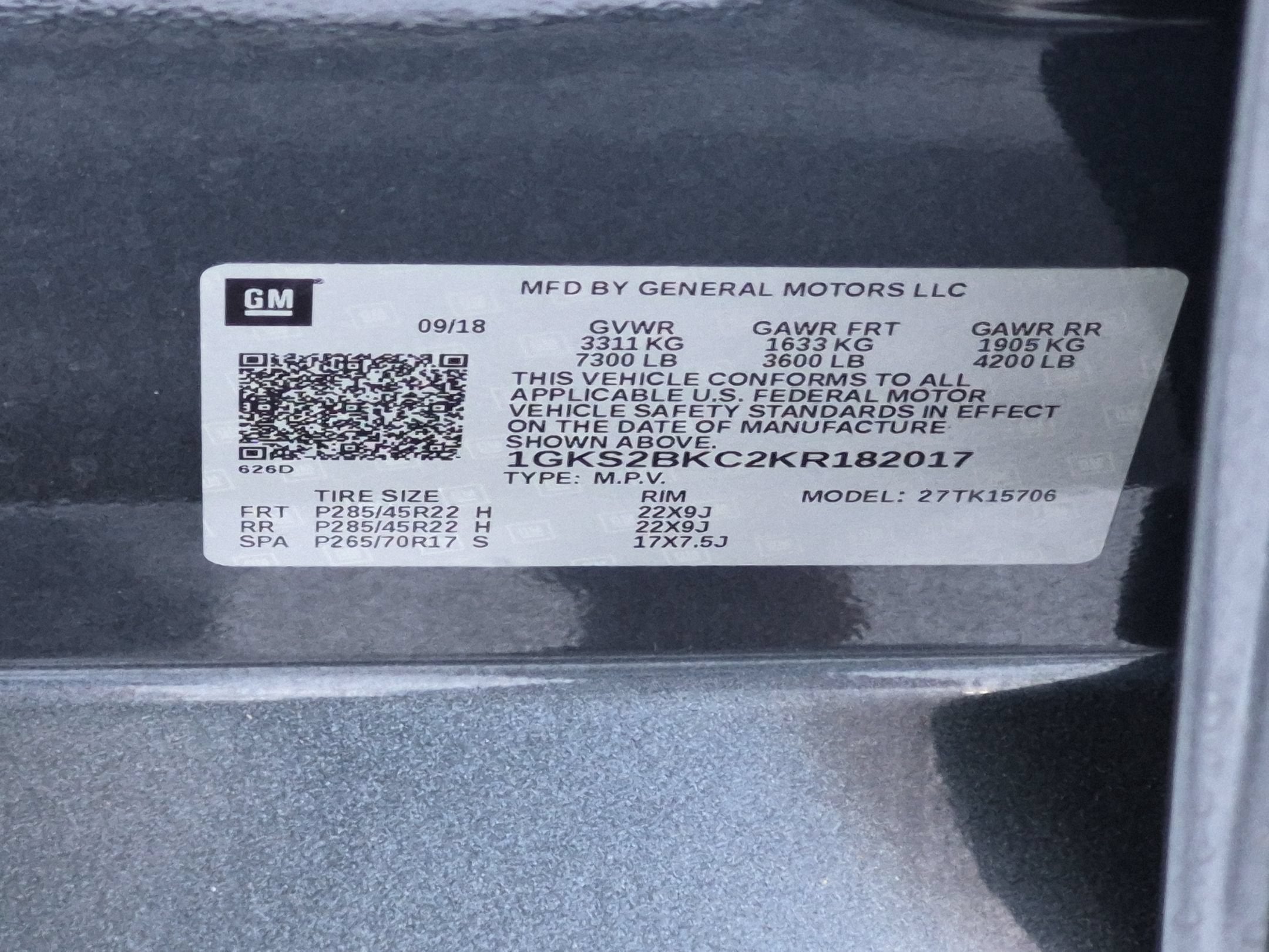 2019 GMC Yukon SLT